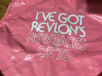 Revlon New Faces of '76 Vintage Pink Apron