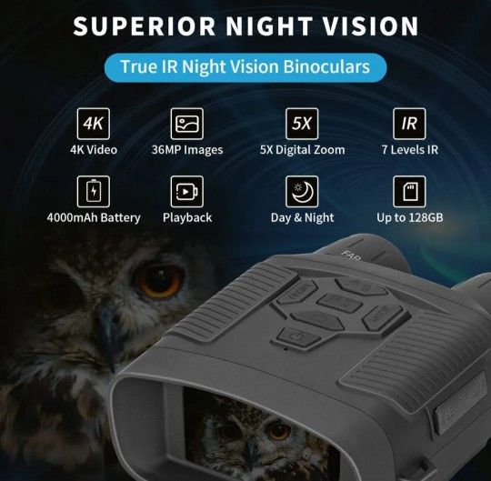 Hunting Night Vision Goggles 4K 