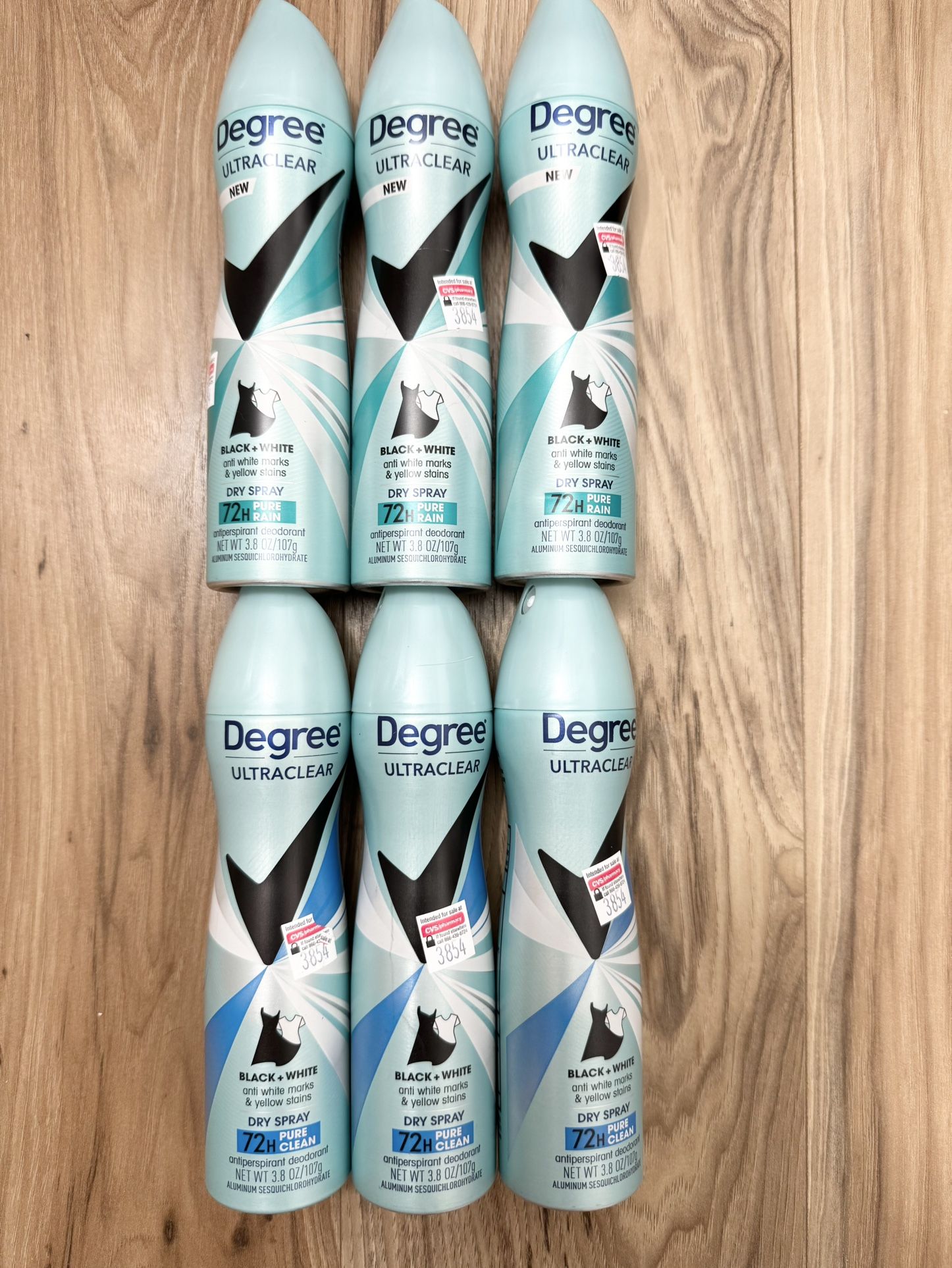 $25 for 6 Degree Women Deodorant Dry Spray 3.8oz
