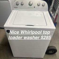 Nice Whirlpool Top Loander Washer 