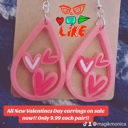 Many Styles Of Valentines Day Love Earrings
