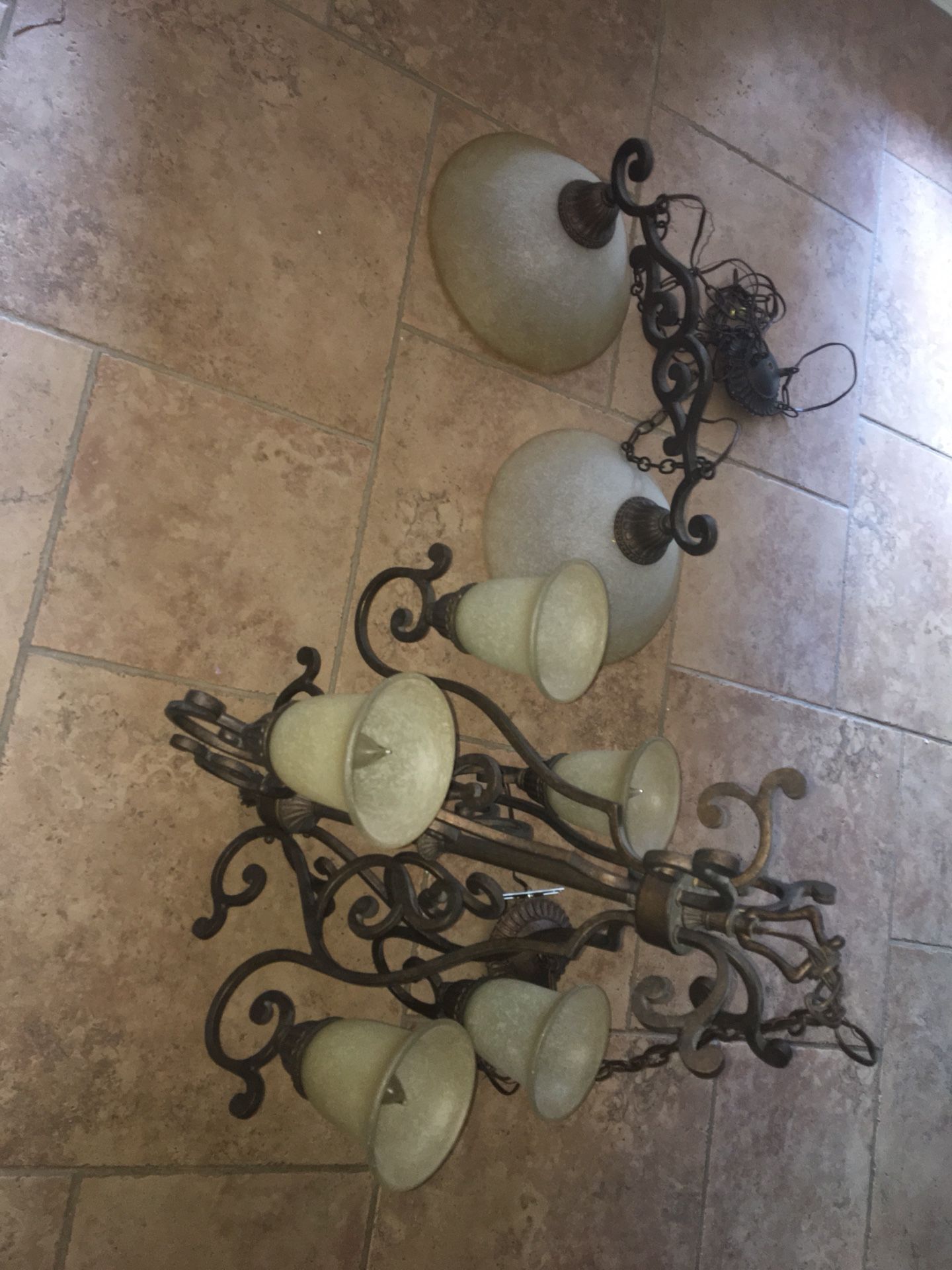 Set of (2) Light fixtures