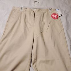 Brand New Size 16 1/2 Plus Girls Uniform Pants 