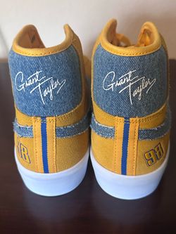 Nike SB Zoom Blazer Mid Grant Taylor Yellow Skateboarding Shoes US 12 Medium