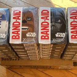 Band-aid Brand Adhesive Bandages for Minor Wound Care, Star Wars Characters, Assorted Sizes, 20 Count (Pack of 24)