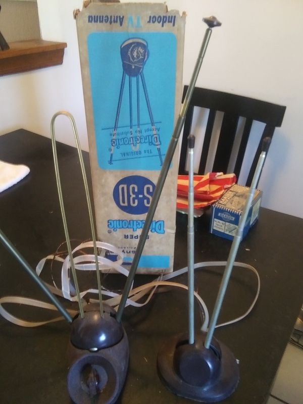 Vintage antique TV antennas old w/box for Sale in Monroe Township, NJ