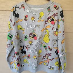 LOONEY TUNES SWEATSHIRT SIZE XL (15-17) IN GREAT CONDITION 