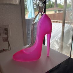 Hot Pink Shoe Decanter