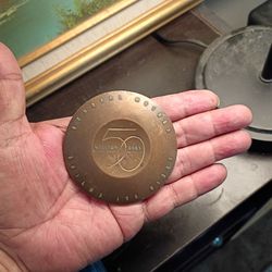 GM cars solid brass paper weight or collection