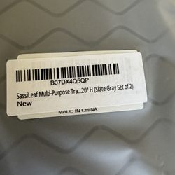 Set Of 2 Plastic Plant Trays