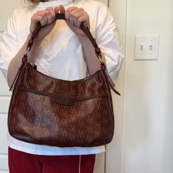 Vintage Dooney & Bourke Burgundy Monogram Bag