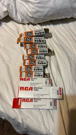 Lot 12 rca and ge untested unchecked Electron / electric tubes all for $40
