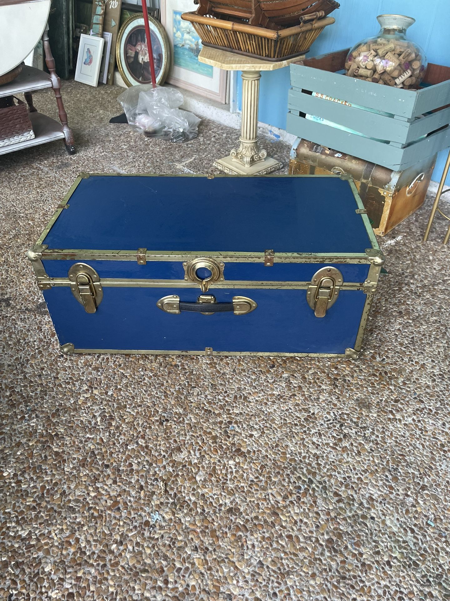 Navy Blue Trunk
