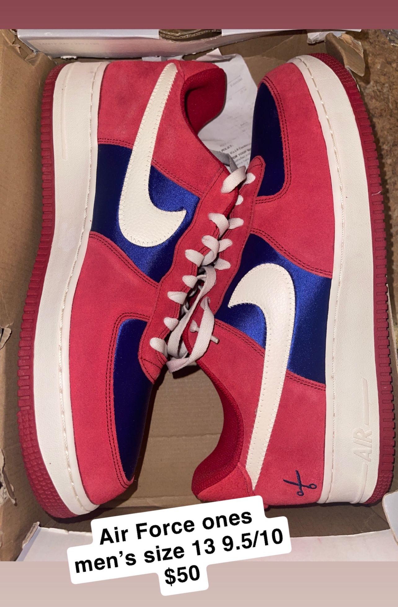 Air Force Ones Men’s Size 13 $40