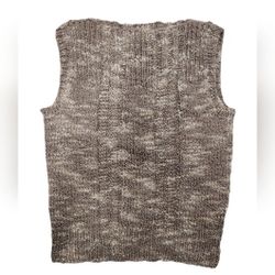 Vintage Brown Sleeveless Vest Size Medium