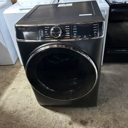 GE Appliances 7.8 Cubic Feet Smart Electric Stackable Dryer with Steam Dry