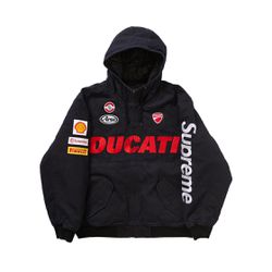 Supreme Ducati Hooded Racing Jacket Black L | XL XXL