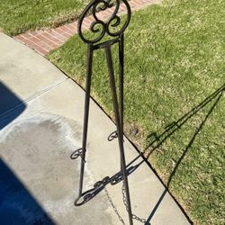 Folding Iron Sign Stand