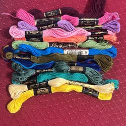 Assorted Colors - DMC thread