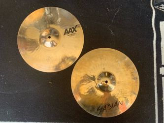 Sabian AAX Series 14” Medium Hi Hat Drum Cymbals NEW Retails for $549