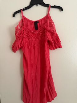 Large pink shirt