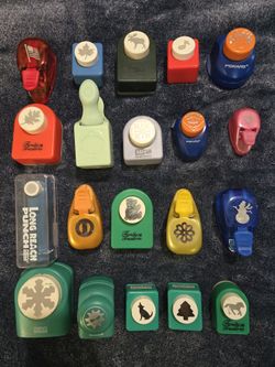 20 Paper Punch Lot