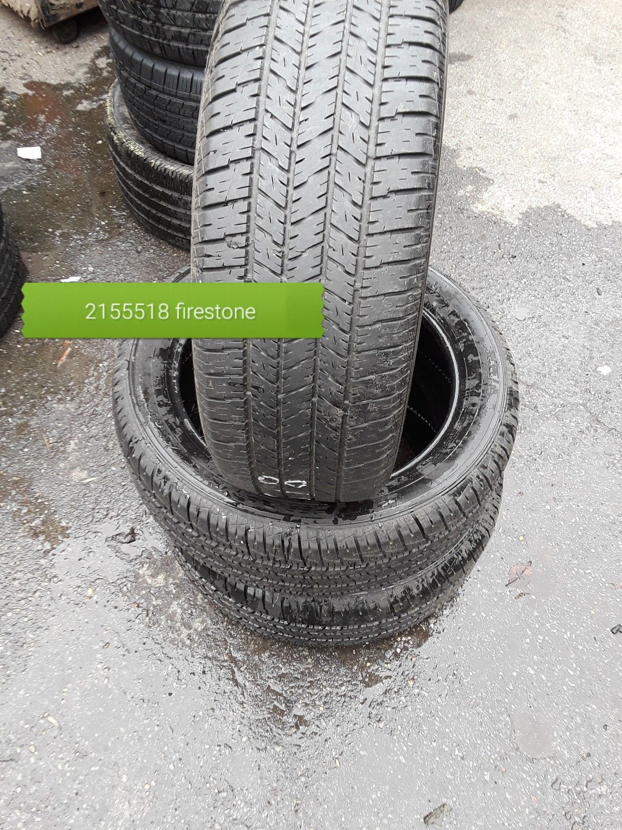 3 used tire firestone 215/55/18