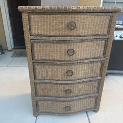 Wicker Dresser