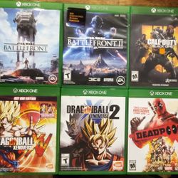 Xbox One Game Bundle (SWBF, DBX, Cod)
