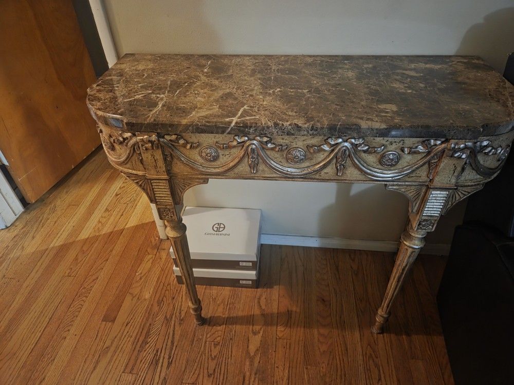 Nice Fancy Table With Marble Top