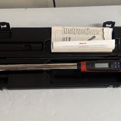 1/2 drive 25-250ft lb snap on digital torque wrench