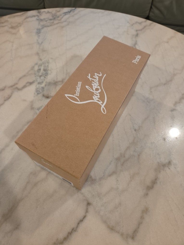 Louboutin Empty Shoebox & Dust Bag
