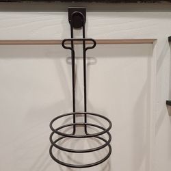 Over Cabinet Door Hair Dryer Hanger