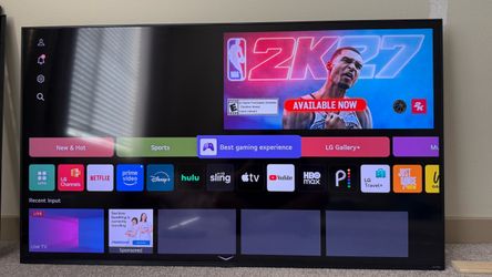55in LG QNED Smart TV No legs but wall mount included