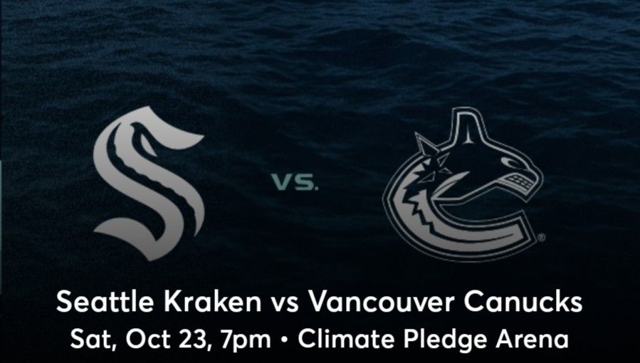 First Ever Seattle Kraken Home Game!  1 Ticket For Sale!