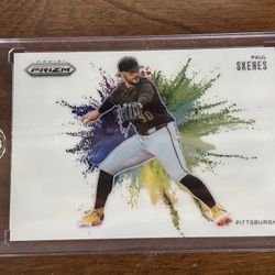 Paul Skenes 2025 Prizm Color Blast CASE HIT