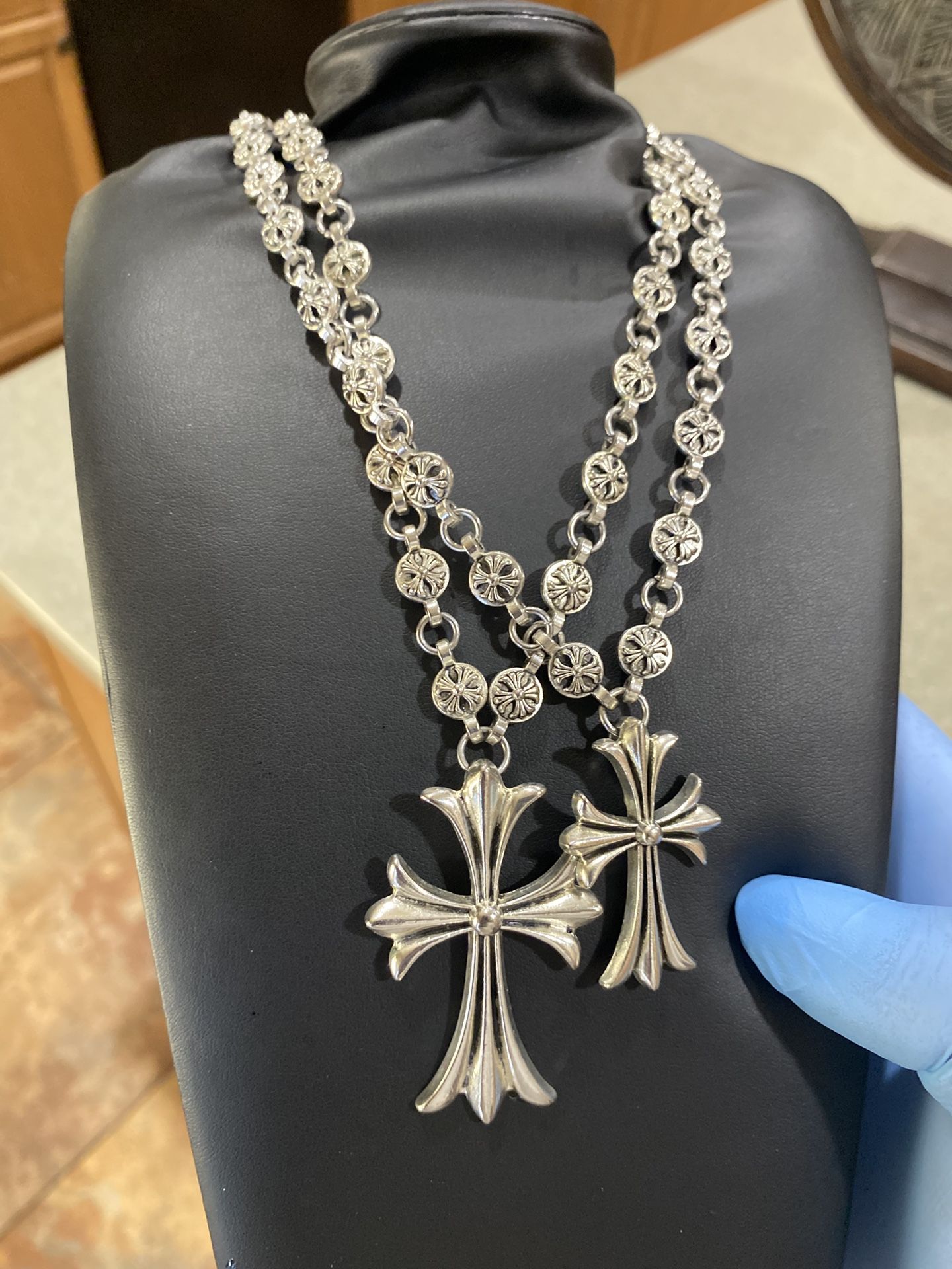 Chrome Heart Chains + Pendant