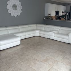 7 Piece 6 Seat Electric Reclining Sectional 