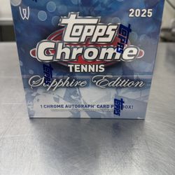 Topps Chrome Tennis Sapphire Edition 