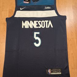 Size Small. Anthony Edwards Minnesota Timberwolves Jersey 