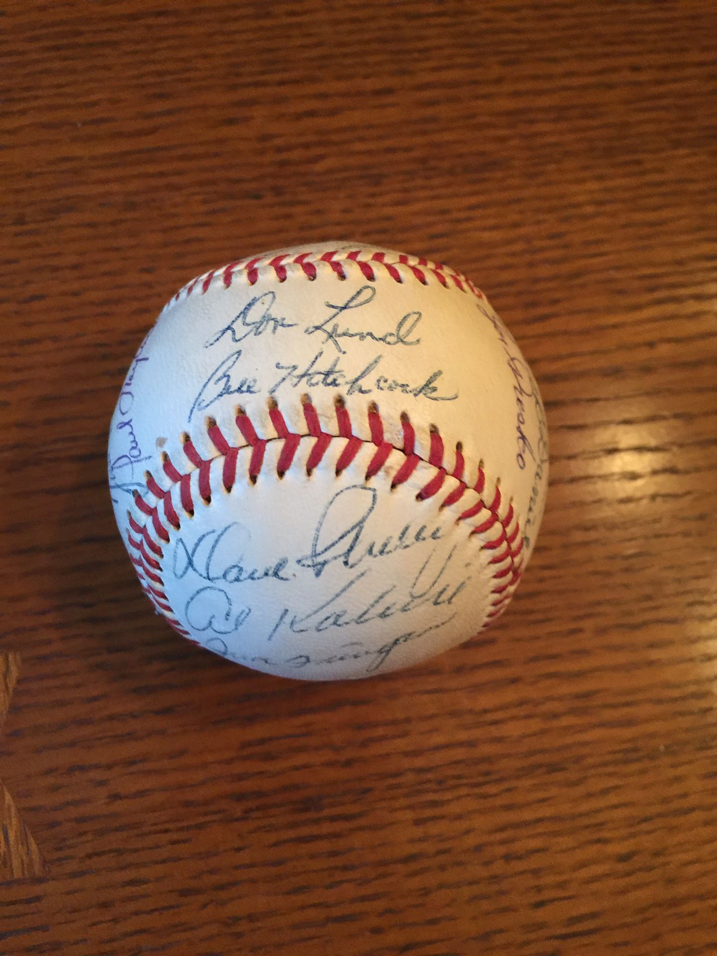 Lot Detail - 1957 Detroit Tigers Team-Signed OAL Baseball (29 Signatures)