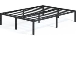 ZINUS Yelena 14 Inch Metal Platform Bed Frame / Steel Slat Support / No Box Spring Needed / Easy Assembly, Queen