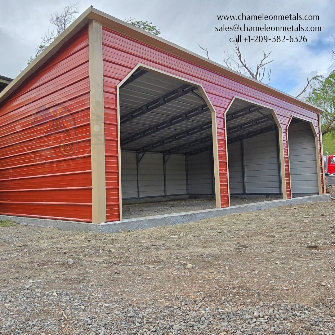 PROTECT YOUR CARS, BOATS, RV'S AND VALUABLES FROM HEAT THIS SUMMER, INVEST IN A GARAGE, BOAT COVER OR CARPORT FROM CHAMELEON METALS