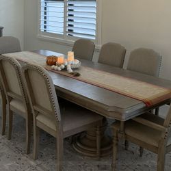 Anniston Dining Table And Buffet