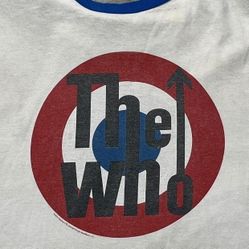 The Who Preowned 2XL Cut Off Sleeve Ringer Tank Top T-shirt