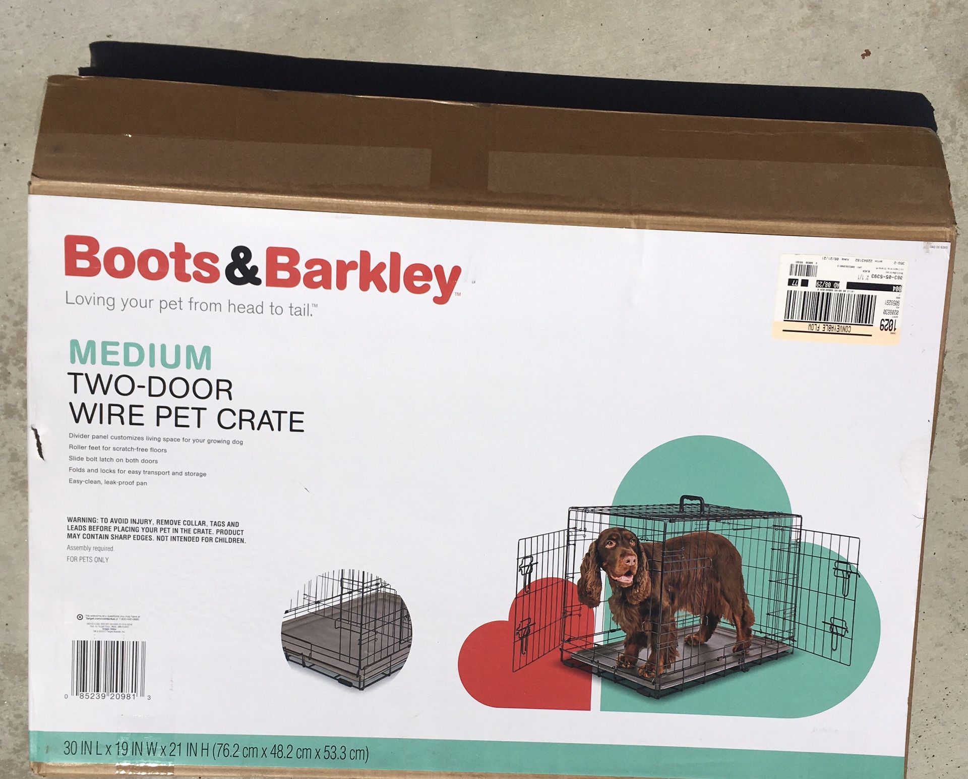 Dog crate - Medium Size