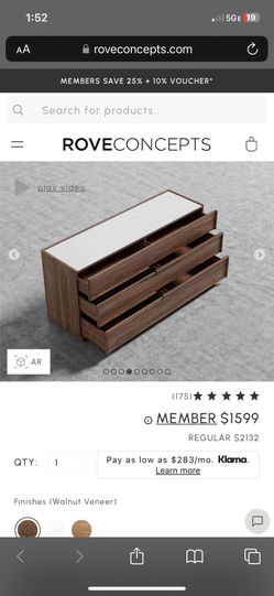 Hunter Wide Dresser Brand New
