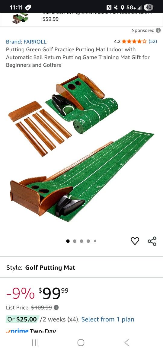 Golf Putting Mat