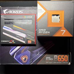 Ryzen 7 7800X3D + Gigabyte B650 AORUS + 32GB DDR5 RAM