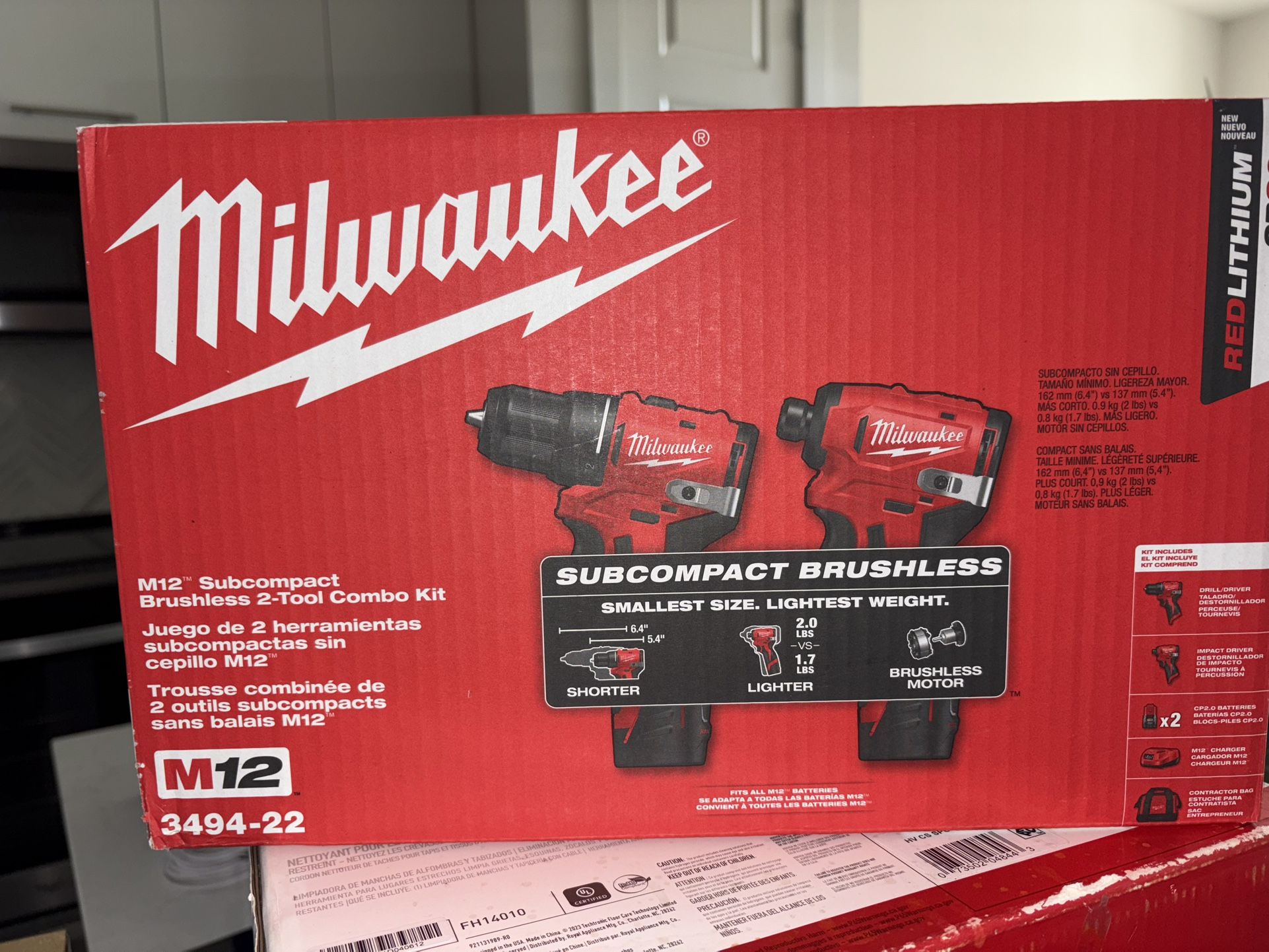 Milwaukee M12™ Subcompact Brushless 2-Tool Combo Kit. X2 $375 For Both Or $200 Each